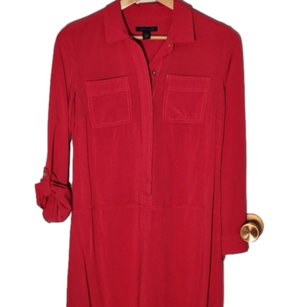 178. Tommy Hilfiger Hot Pink Shirt Dress Sz S